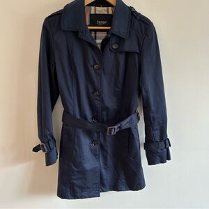 Junge Navy Women's Trench Coat